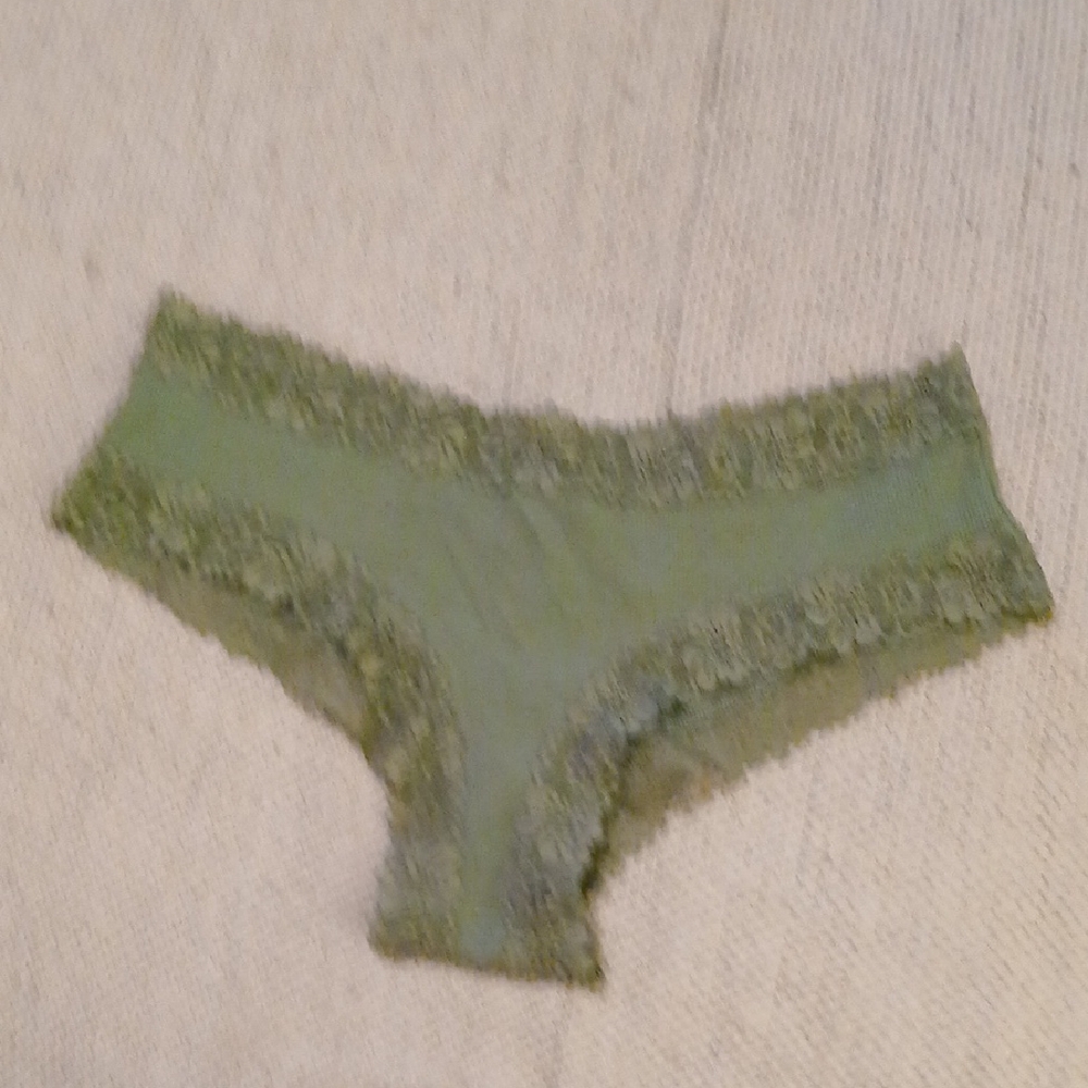 Victoria's Secret Olive Lace Panties